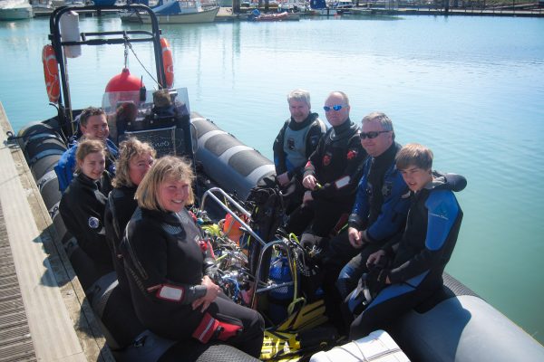 Scuba 2000 - rib boat diving in Newhaven, Sussex, UK